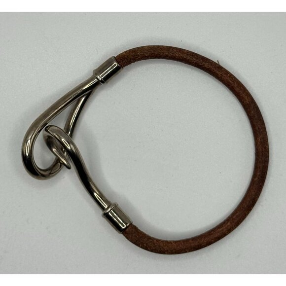 Hermès‎ Jumbo Hook Leather Bracelet with COA & Box - Picture 1 of 9